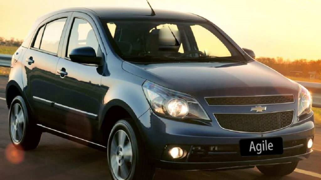 Foto de um Agile 2011 da Chevrolet