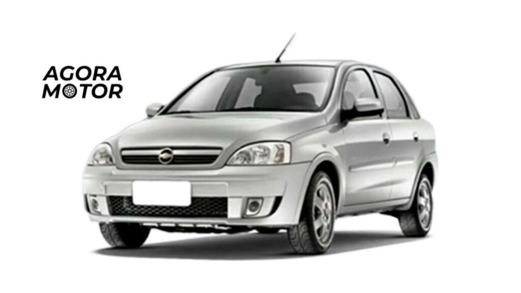 Foto de um Corsa 2009 cinza