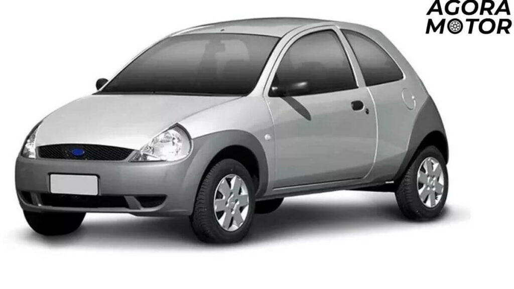 Foto de um Ford Ka 2005 cinza