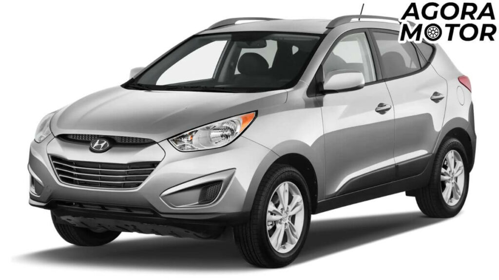 Foto de um Hyundai Tucson 2011 cinza