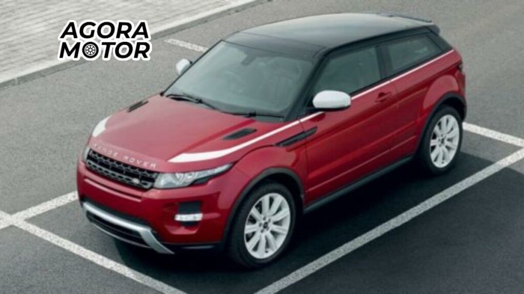 foto de uma evoque 2013 vermelha