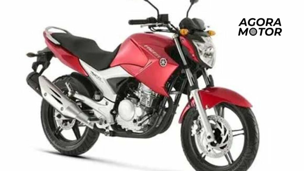 Foto de uma fazer 350 2009 vermelha