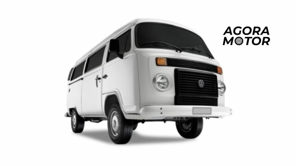 Foto de uma kombi 1996 branca