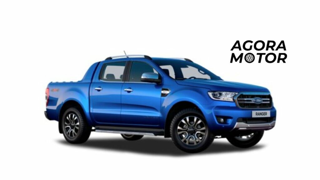 Foto de uma ranger 2005 azul