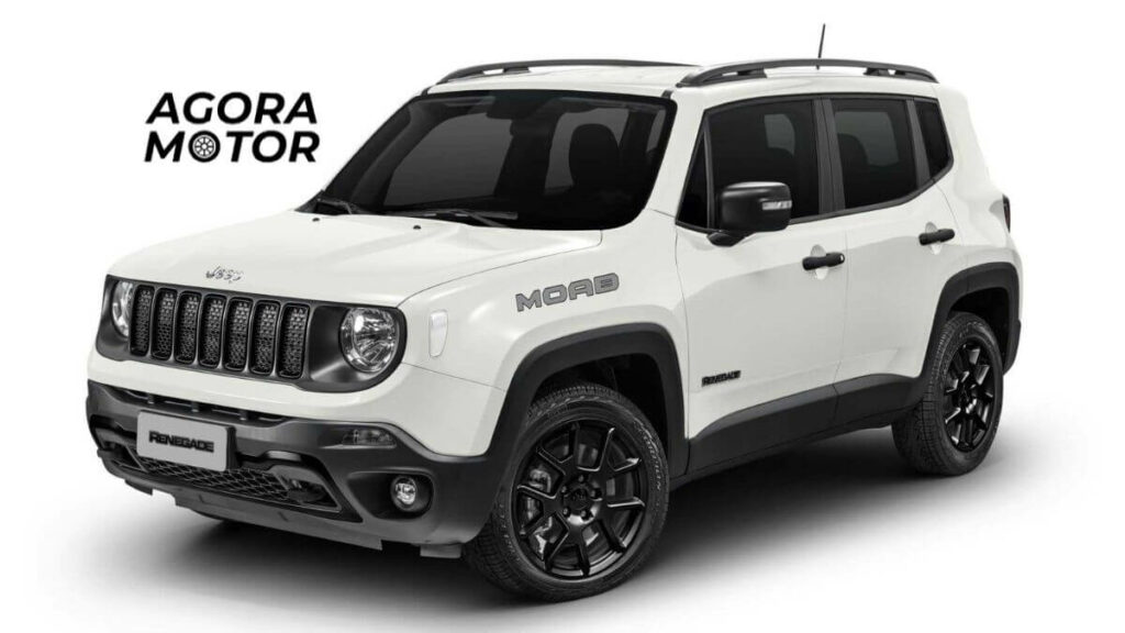 foto de uma renegade 2021 branca