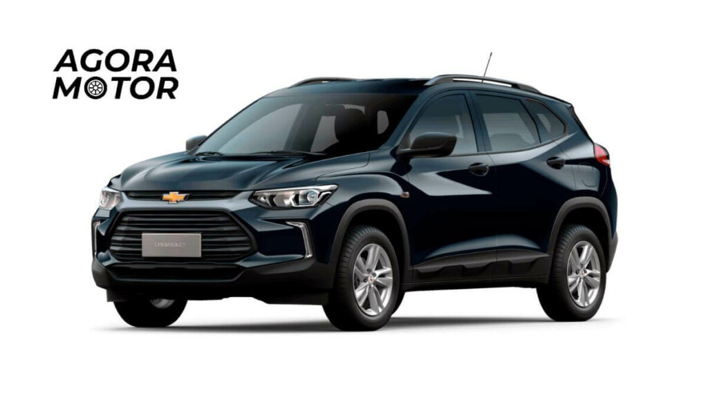 Foto de uma tracker 2022 azul