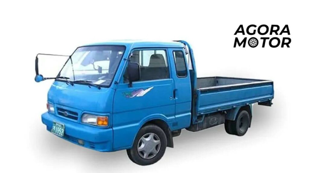 Foto de um Bongo 1997 azul