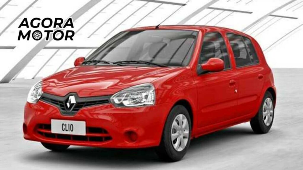 Foto de um Clio 2016 vermelho