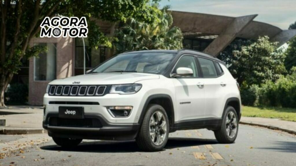 Foto de um jeep compass 2018 branco