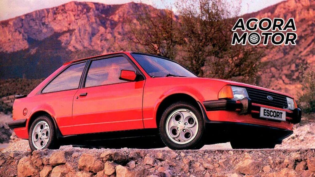 Foto de um Escort 1995 vermelho