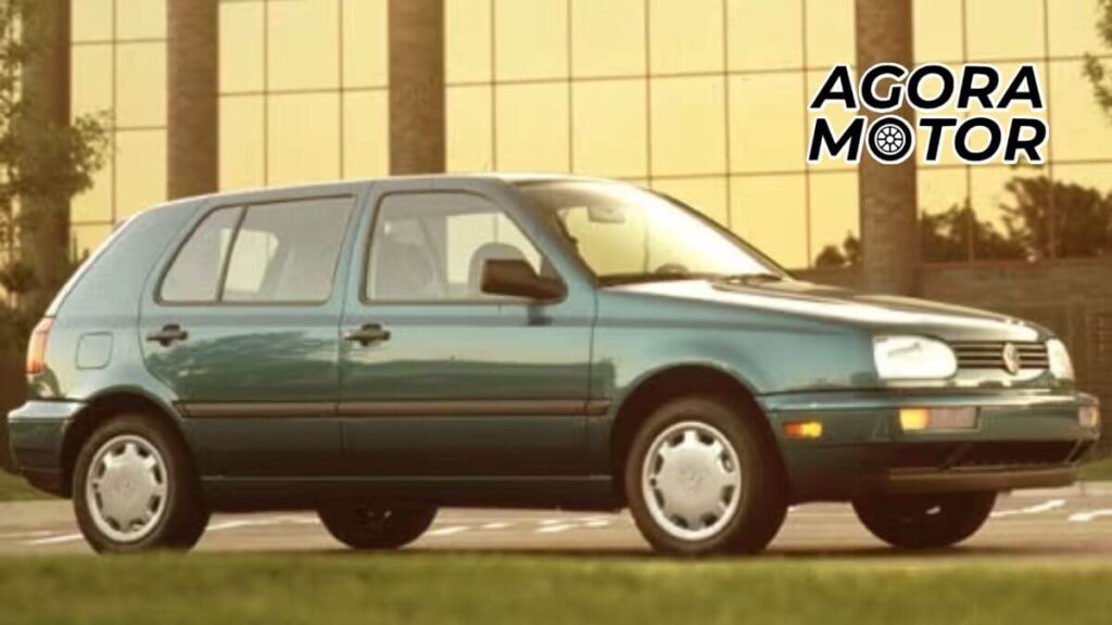 Foto de um Golf 1993 verde