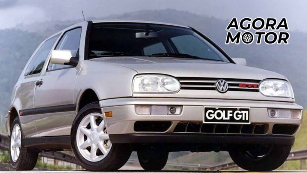 Foto de um Golf 1994 prata