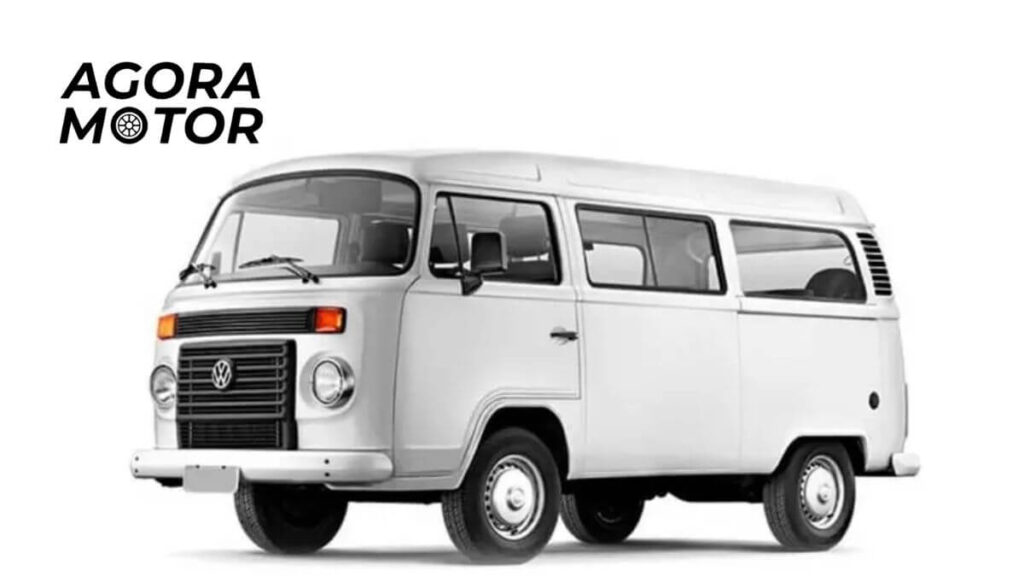 Foto de uma Kombi 1985 branca