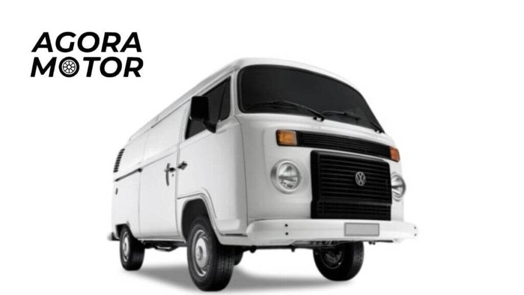 Foto de uma Kombi 1987 branca