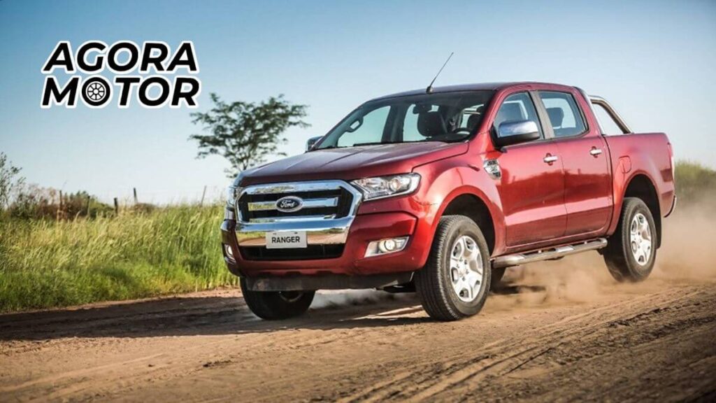 Foto de uma Ranger 2017 vermelha