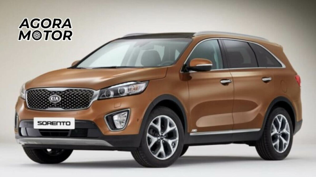 Foto de um Sorento 2015 marrom