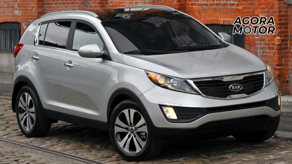 Foto de uma Sportage 2013 cinza