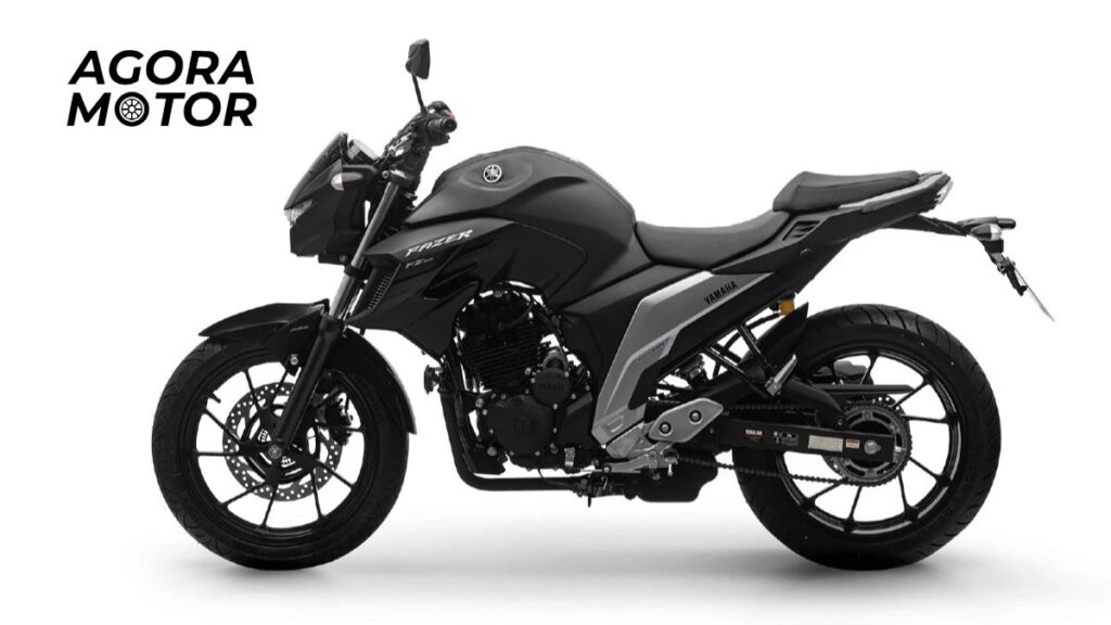 foto de uma Fazer 250 2023 preta