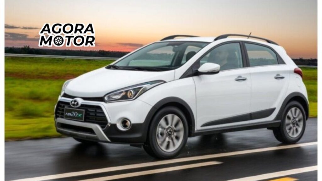 Foto de um HB20X 2018 branca