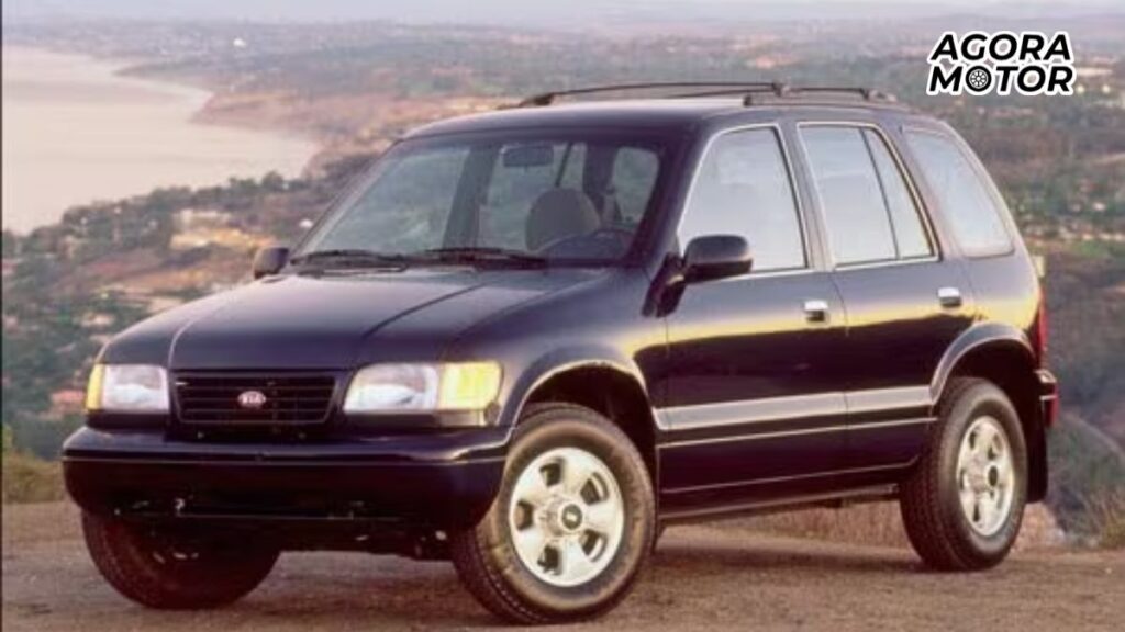Foto de um Sportage 1995 preto
