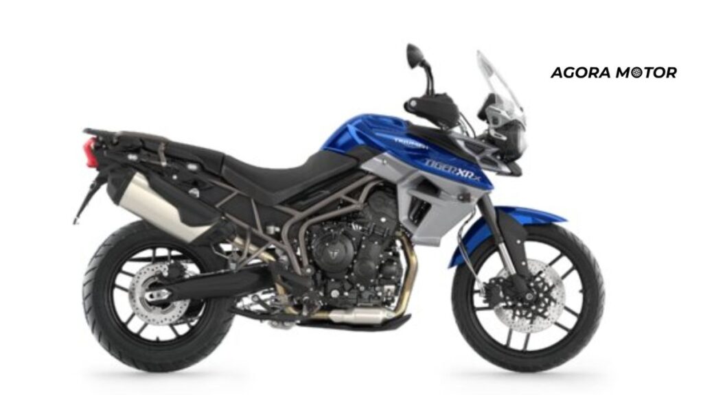 Foto de uma Tiger 800 2016 azul