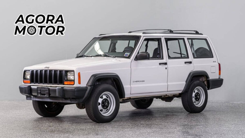 Foto de um Cherokee 1997 branco