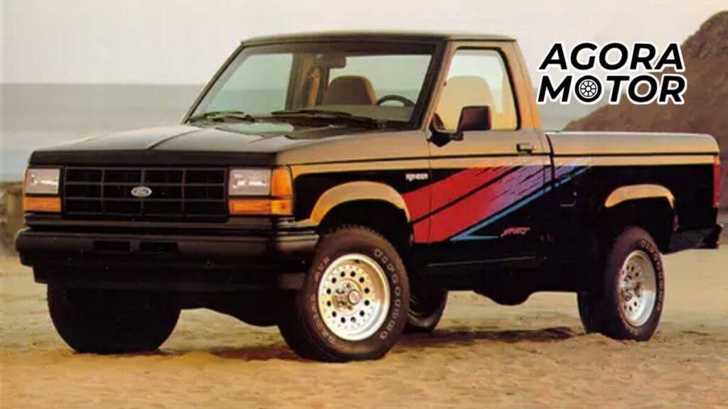 Foto de uma Ranger 1993 preta