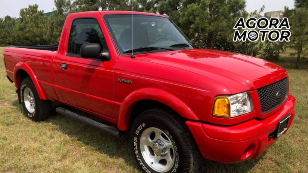 Foto de uma Ranger 2003 vermelha