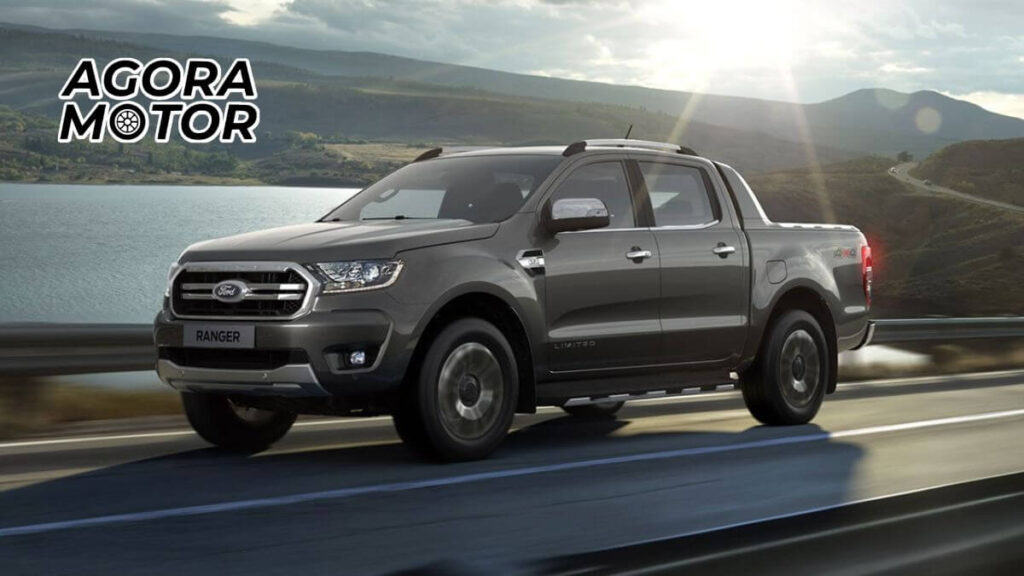 Foto de uma Ranger 2023 cinza