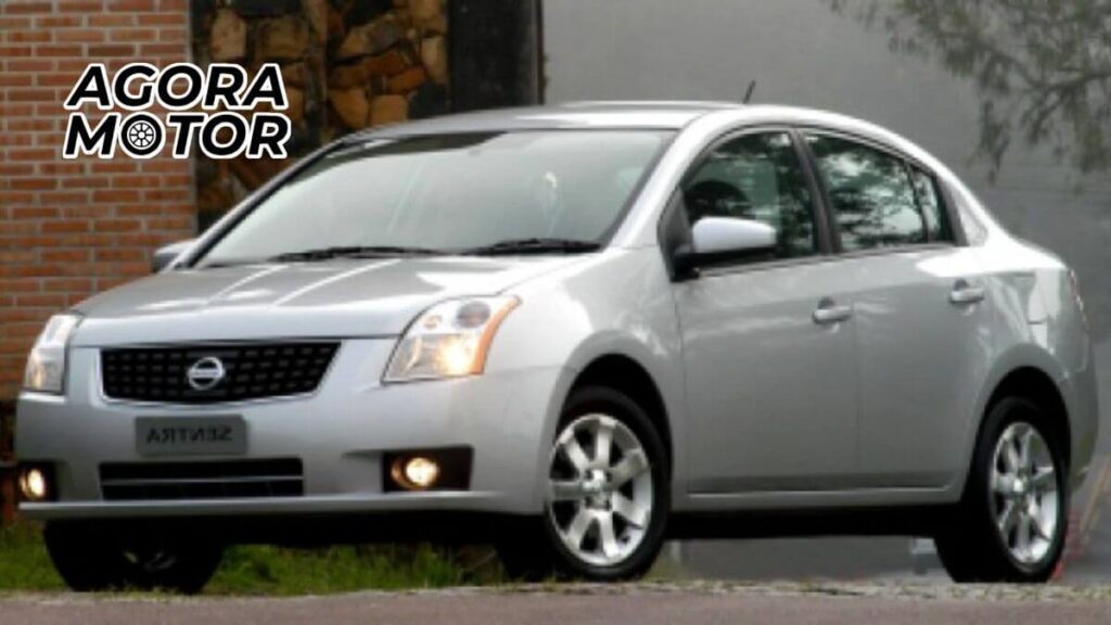 Foto de um Sentra 2008 prata