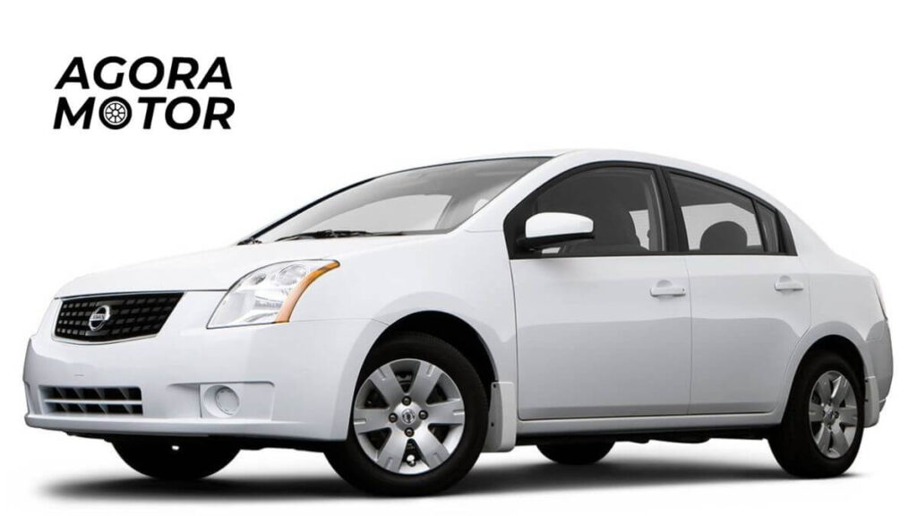 Foto de um Sentra 2009 branco