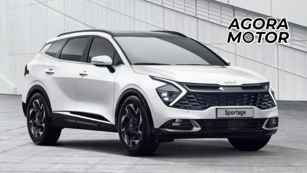 Foto de um Sportage 2023 branco
