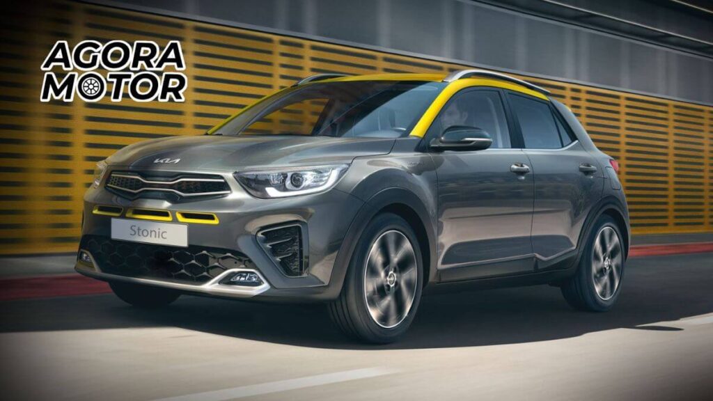 Foto de um STONIC Zero Km cinza