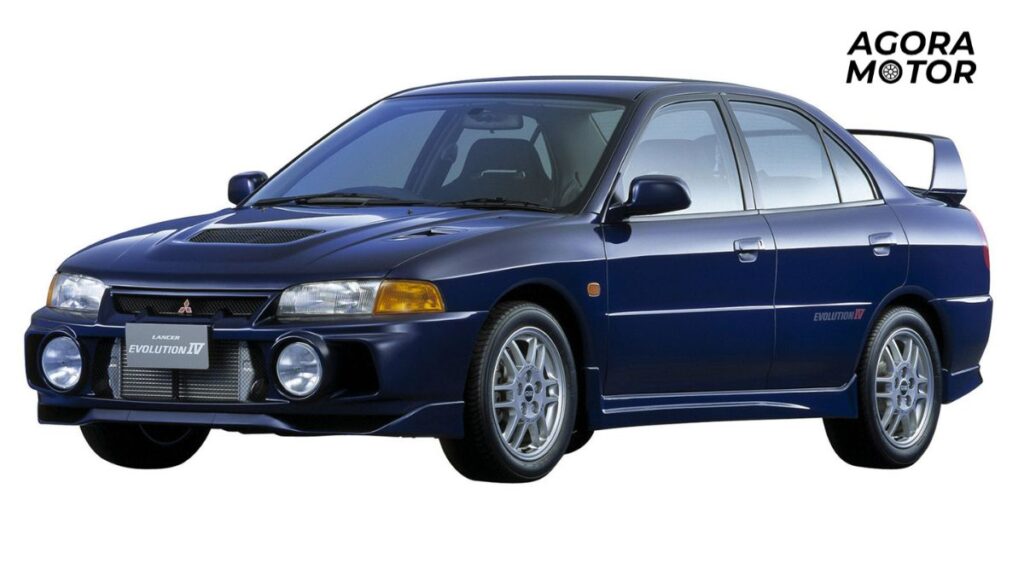 Foto de um Lancer 1996 azul
