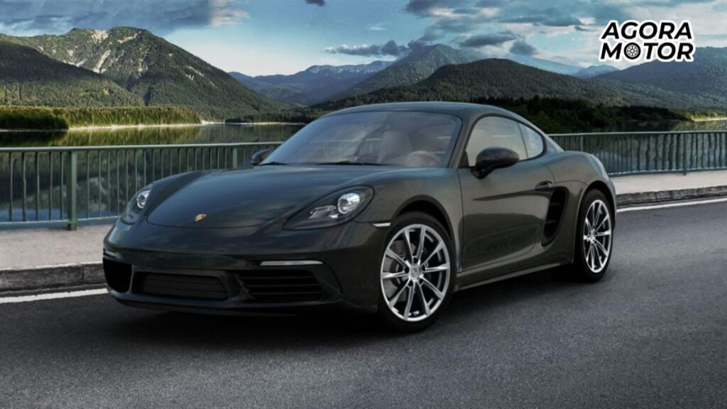 Uma 718 Cayman Zero Km preta