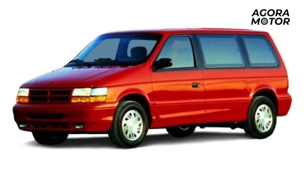 Grand Caravan 1993 vermelho