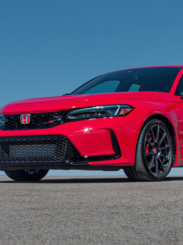 Civic Type R vermelho.