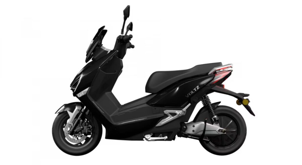 Voltz EV01 2021 preta de lado.