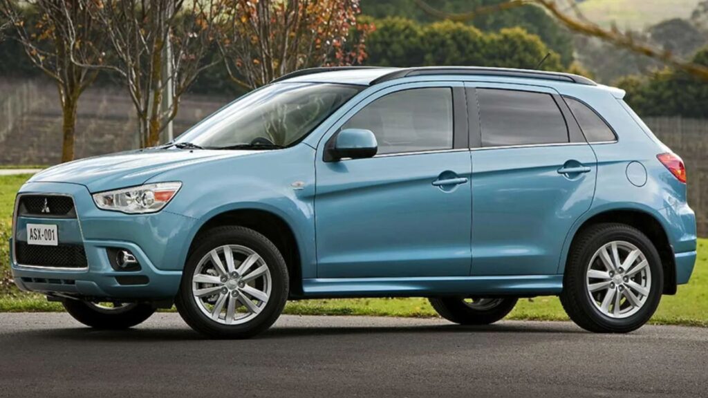 Mitsubishi ASX 2012 azul.